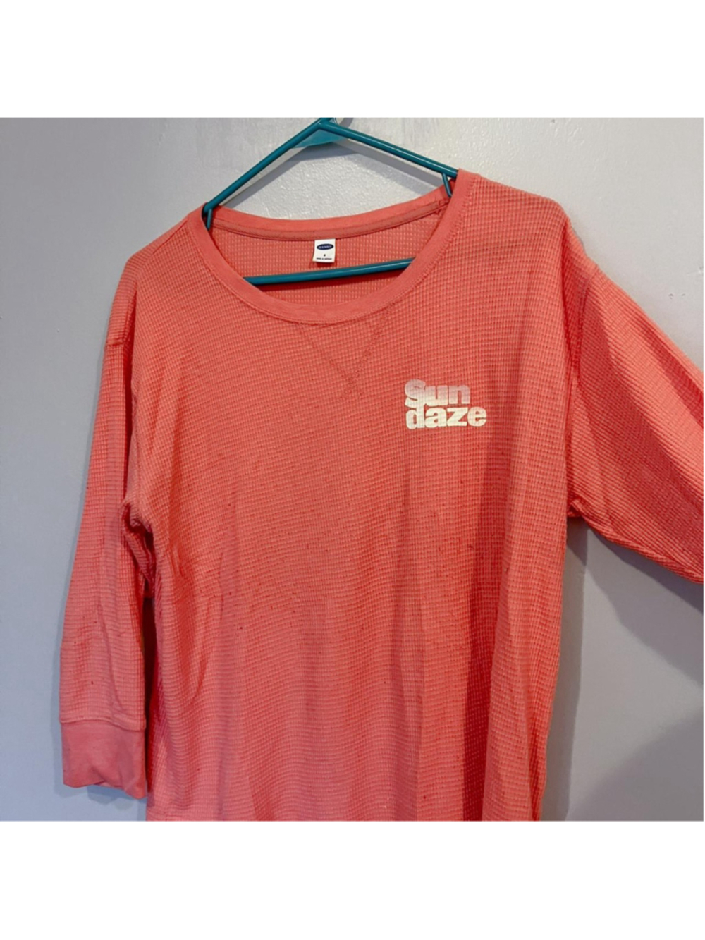 Y2K Old Navy "Sun Daze" Thermal Long Sleeve